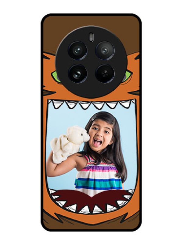 Custom Realme 12 Pro 5G Custom Metal Phone CaseOwl Monster Back Case Design