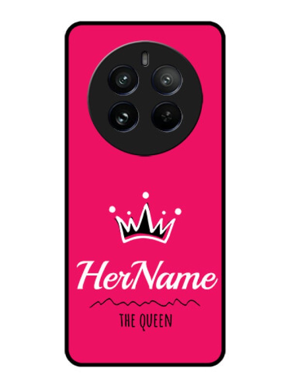 Custom Realme 12 Pro 5G Custom Metal Phone CaseQueen With Name Design