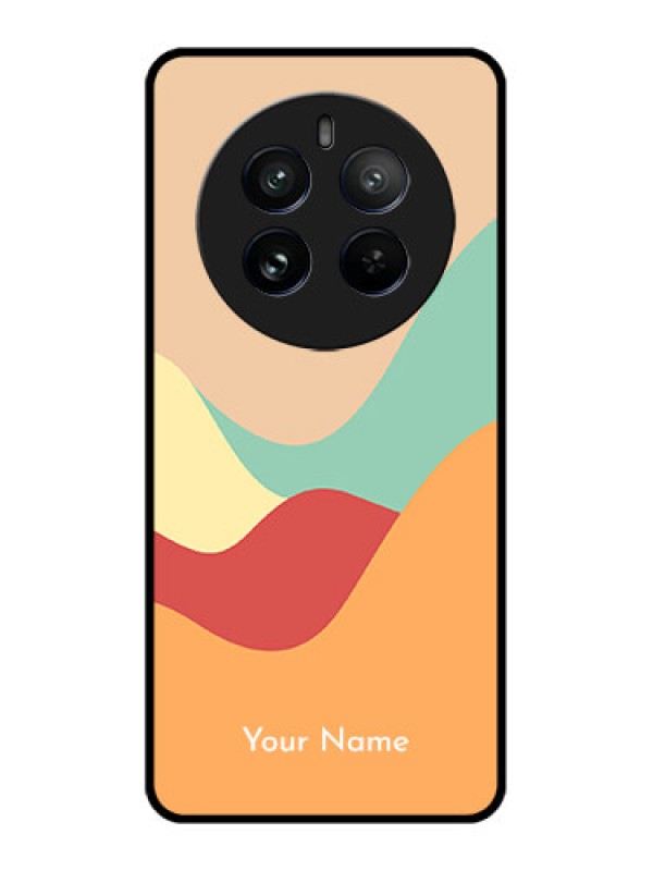Custom Realme 12 Pro 5G Custom Metal Phone CaseOcean Waves Multi - Colour Design