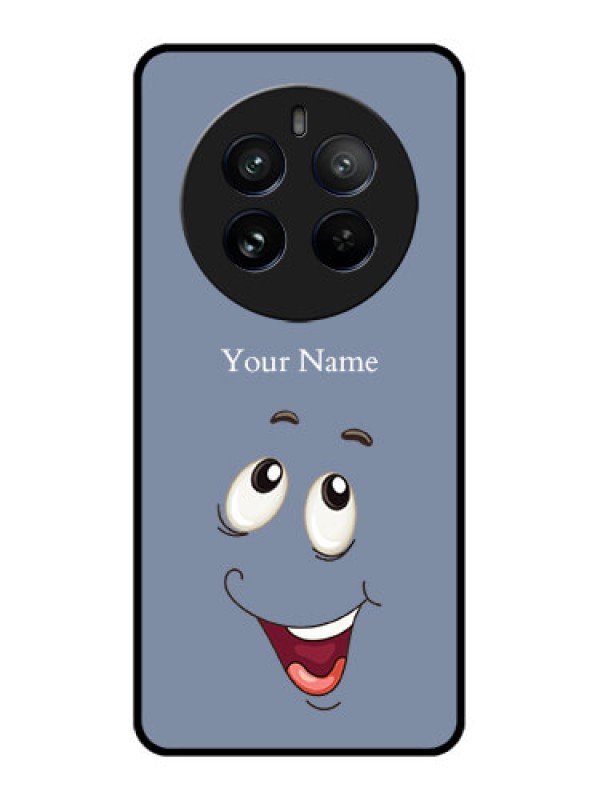 Custom Realme 12 Pro 5G Custom Metal Phone CaseLaughing Cartoon Face Design