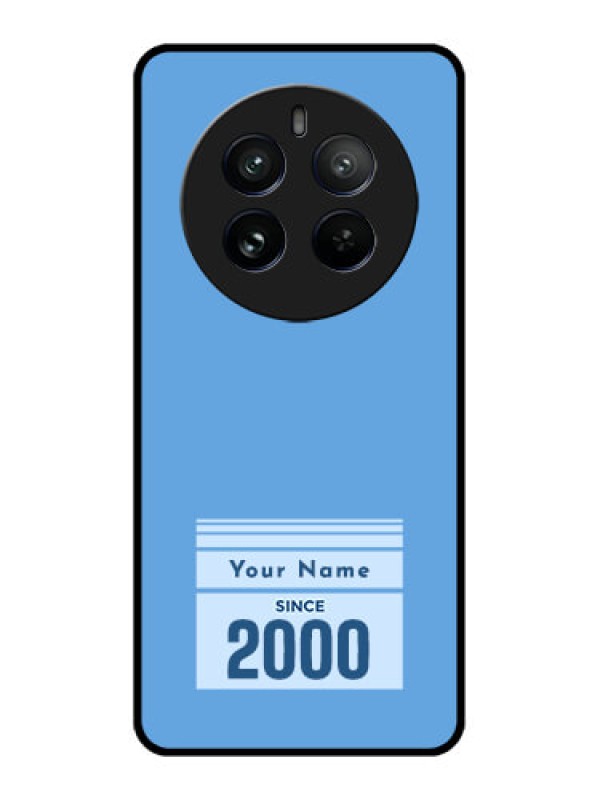 Custom Realme 12 Pro 5G Custom Metal Phone CaseCustom Year Of Birth Design
