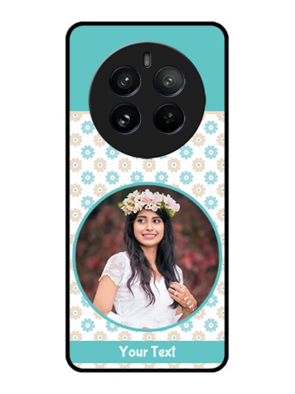 Custom Realme 12 Pro Plus 5G Custom Metal Phone Case - Beautiful Flowers Design
