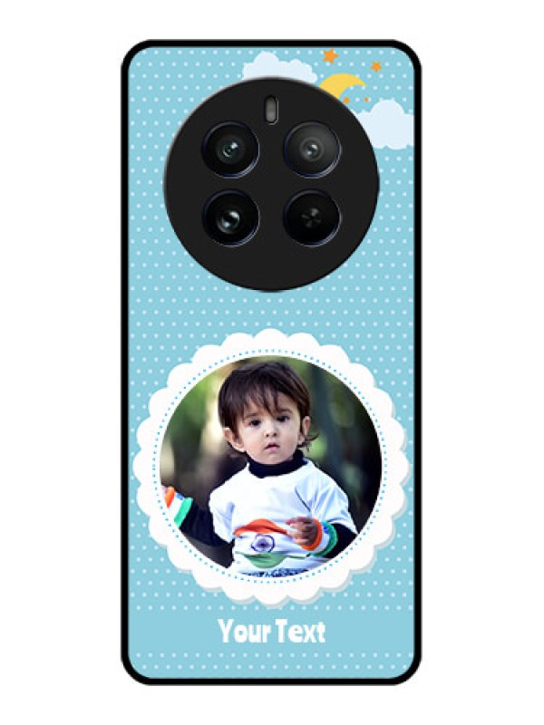 Custom Realme 12 Pro Plus 5G Custom Metal Phone Case - Violet Pattern Design