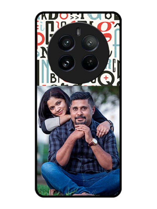 Custom Realme 12 Pro Plus 5G Custom Metal Phone Case - Alphabet Design