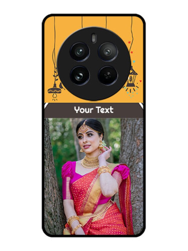 Custom Realme 12 Pro Plus 5G Custom Metal Phone Case - With Family Picture And Icons