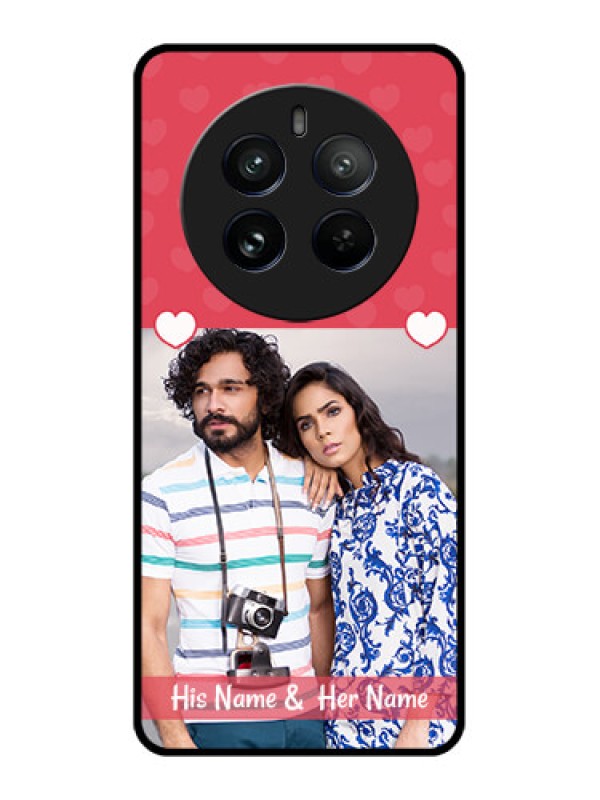 Custom Realme 12 Pro Plus 5G Custom Metal Phone Case - Simple Love Design