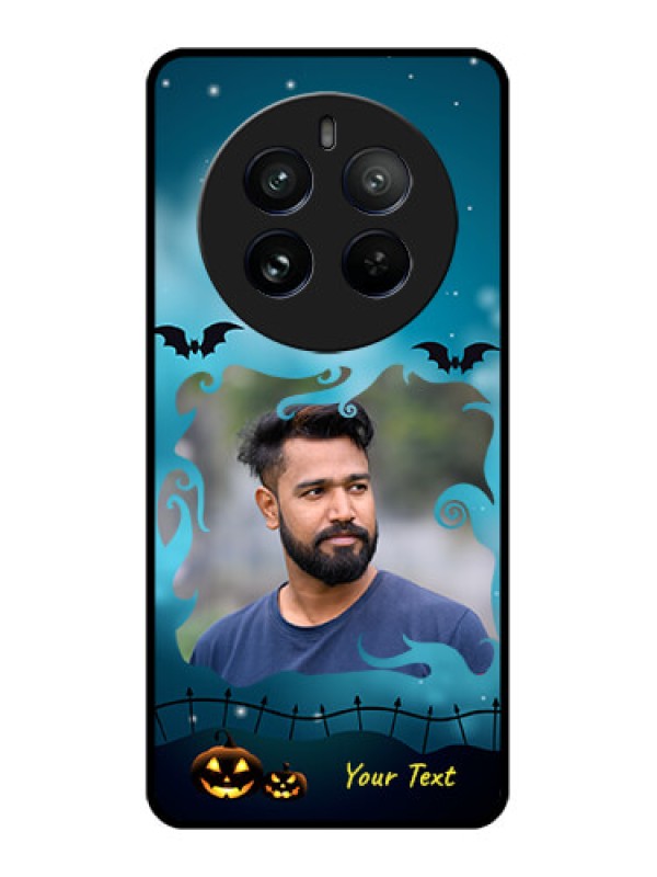 Custom Realme 12 Pro Plus 5G Custom Metal Phone Case - Halloween Frame Design