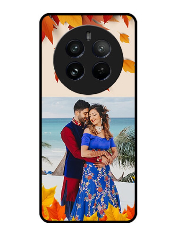 Custom Realme 12 Pro Plus 5G Custom Metal Phone Case - Autumn Maple Leaves Design