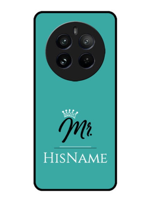 Custom Realme 12 Pro Plus 5G Custom Metal Phone Case - Mr With Name Design