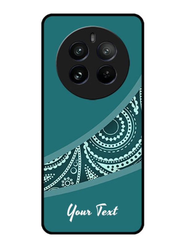 Custom Realme 12 Pro Plus 5G Custom Metal Phone Case - Semi Visible Floral Design