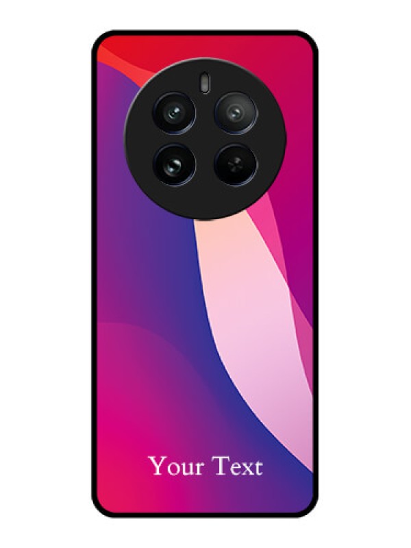 Custom Realme 12 Pro Plus 5G Custom Metal Phone Case - Digital Abstract Overlap Design