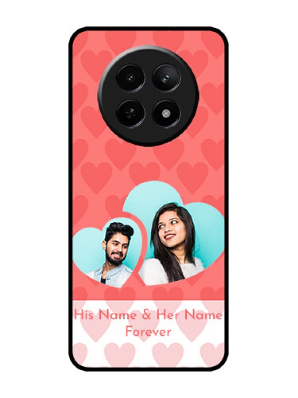 Custom Realme 12x 5G Custom Metal Phone Case - Couple Pic Upload Design