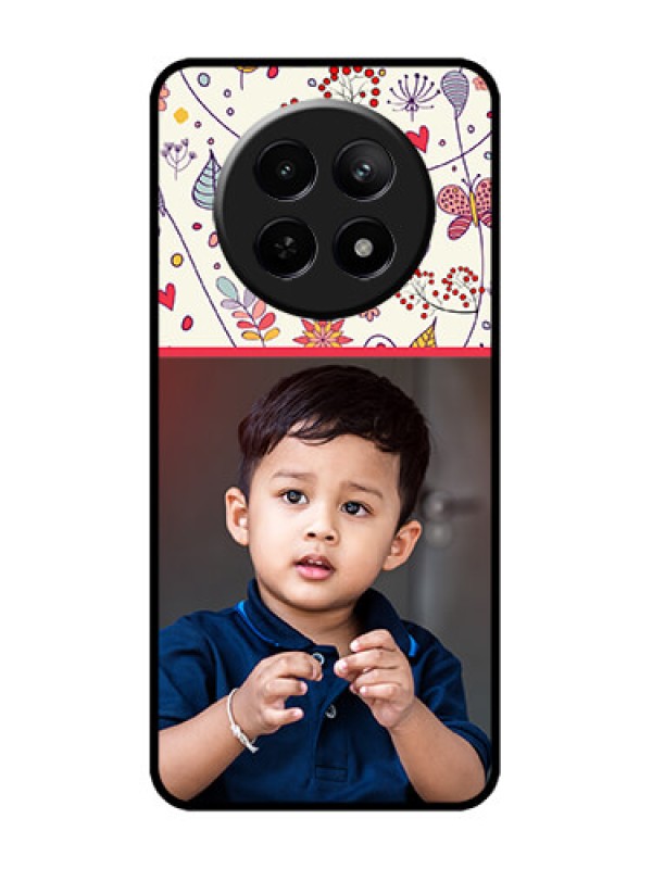 Custom Realme 12x 5G Custom Metal Phone Case - Premium Floral Design