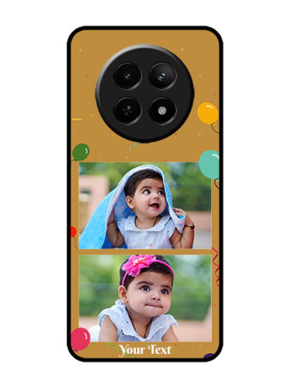 Custom Realme 12x 5G Custom Metal Phone Case - Image Holder With Birthday Celebrations Design