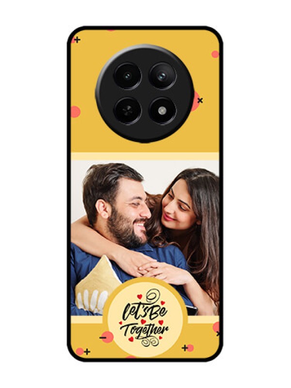 Custom Realme 12x 5G Custom Metal Phone Case - Lets Be Together Design