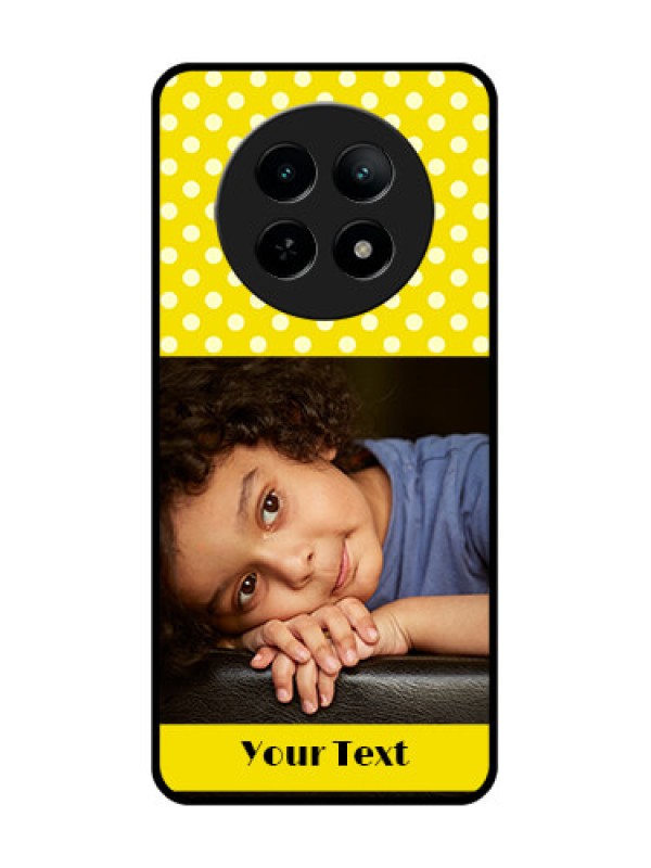 Custom Realme 13 5G Custom Metal Phone CaseBright Yellow Case Design