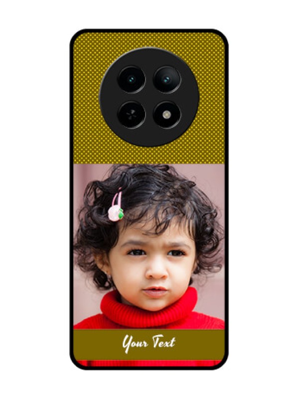 Custom Realme 13 5G Custom Metal Phone CaseSimple Green Color Design