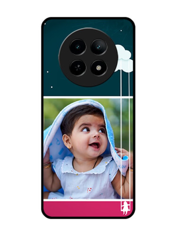 Custom Realme 13 5G Custom Metal Phone CaseCute Girl With Cloud Design