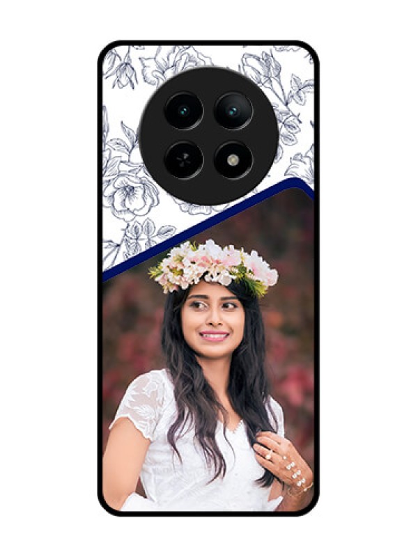 Custom Realme 13 5G Custom Metal Phone CaseClassy Floral Design