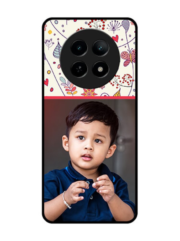 Custom Realme 13 5G Custom Metal Phone CasePremium Floral Design