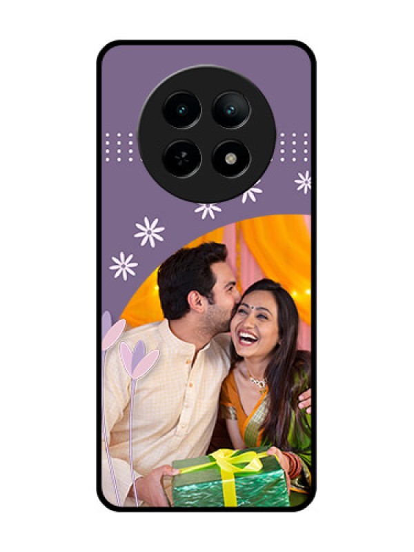 Custom Realme 13 5G Custom Metal Phone CaseLavender Flowers Design