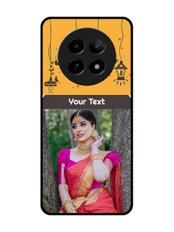 Custom Realme 13 5G Custom Metal Phone CaseWith Family Picture And Icons