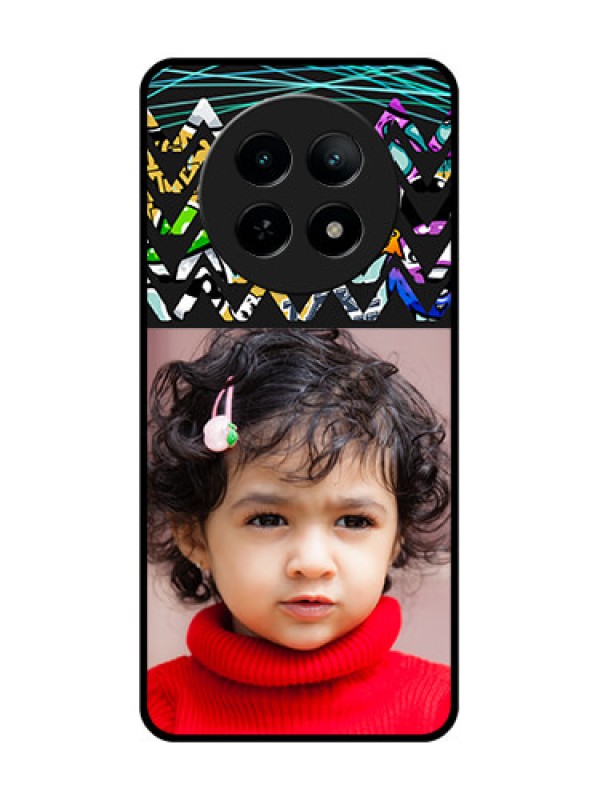 Custom Realme 13 5G Custom Metal Phone CaseNeon Abstract Design