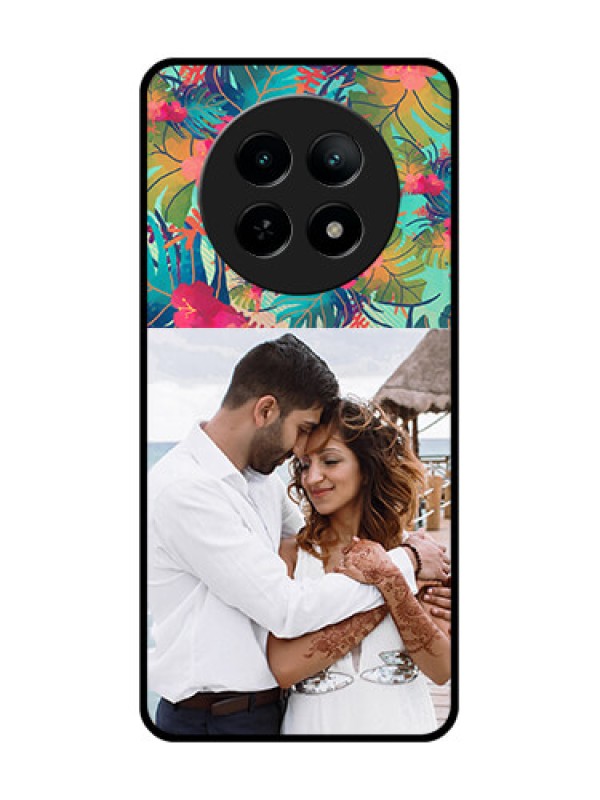 Custom Realme 13 5G Custom Metal Phone CaseWatercolor Floral Design