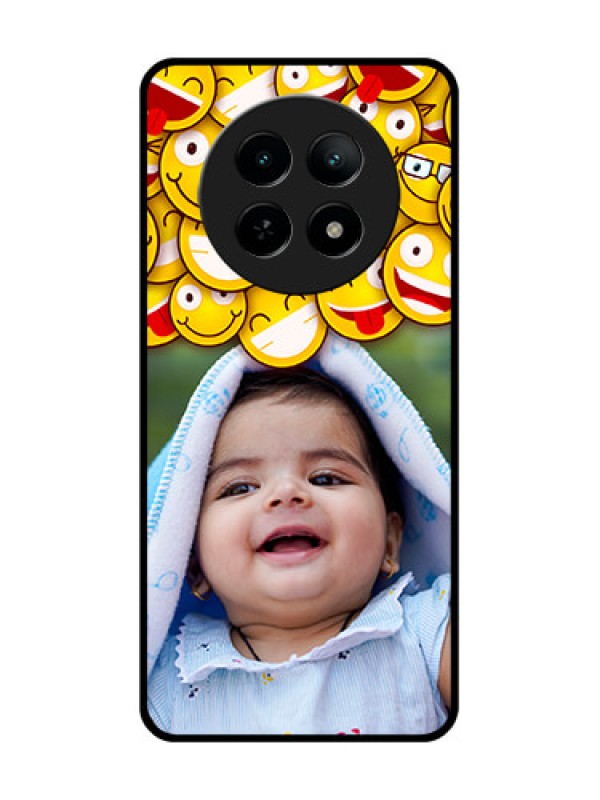 Custom Realme 13 5G Custom Metal Phone CaseWith Smiley Emoji Design