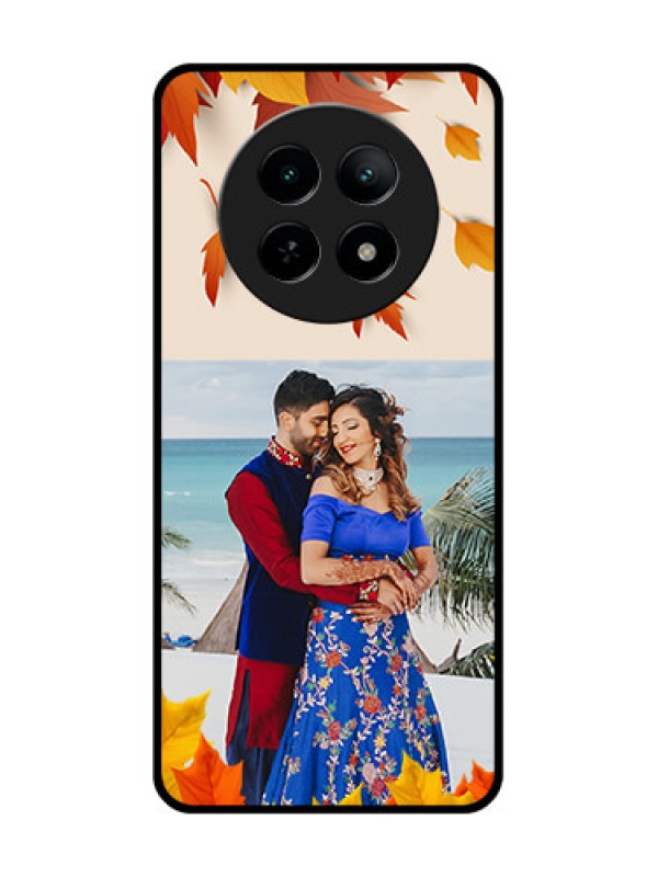 Custom Realme 13 5G Custom Metal Phone CaseAutumn Maple Leaves Design