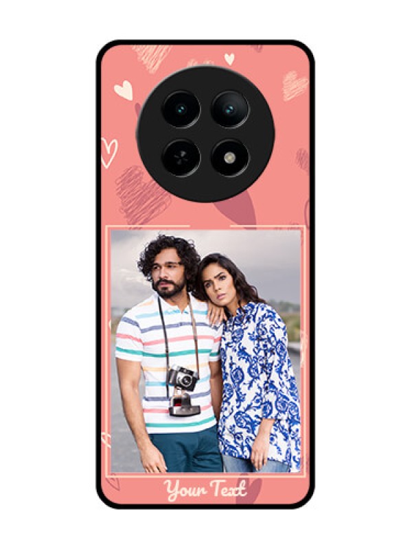 Custom Realme 13 5G Custom Metal Phone CaseLove Doodle Art Design