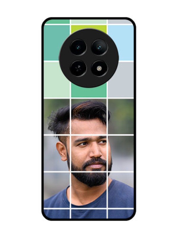 Custom Realme 13 5G Custom Metal Phone CaseWith White Box Pattern