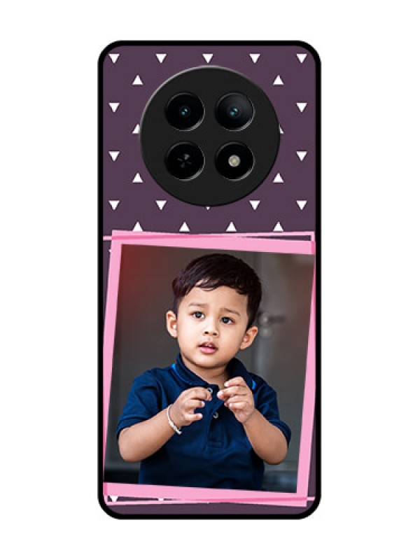 Custom Realme 13 5G Custom Metal Phone CaseTriangle Pattern Dotted Design