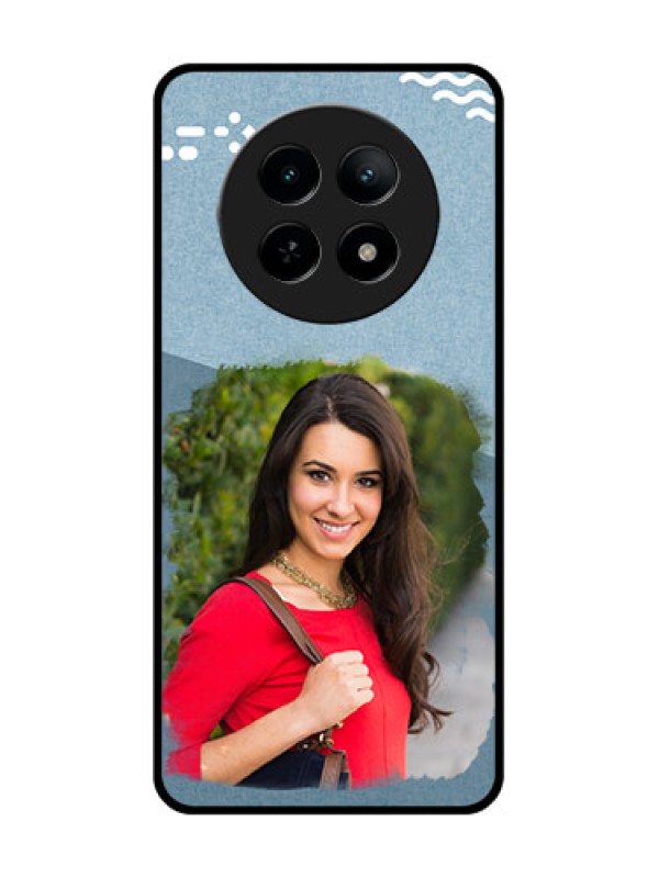 Custom Realme 13 5G Custom Metal Phone CaseGrunge Line Art Design