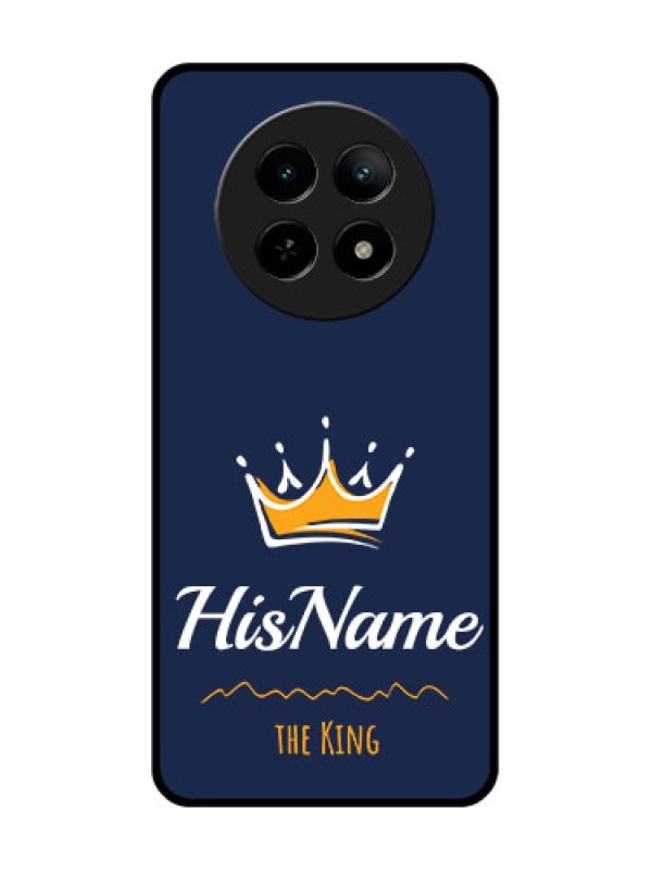 Custom Realme 13 5G Custom Metal Phone CaseKing With Name Design
