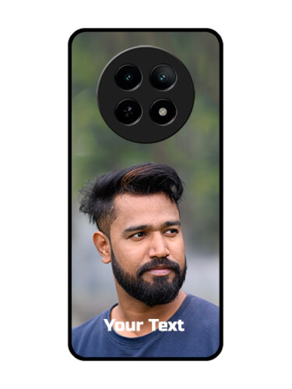 Custom Realme 13 5G Custom Metal Phone CasePhoto With Text Design