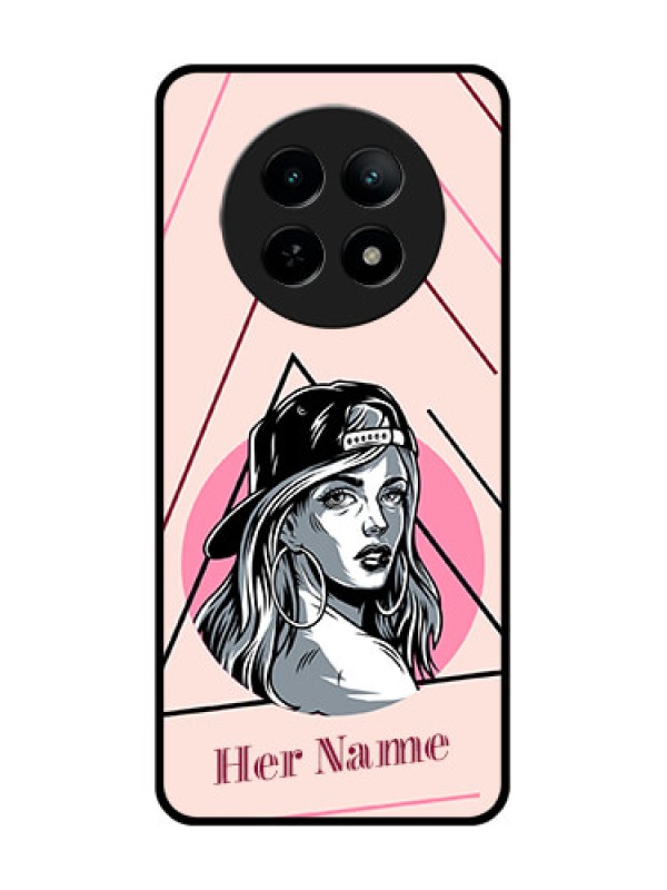 Custom Realme 13 5G Custom Metal Phone CaseRockstar Girl Design