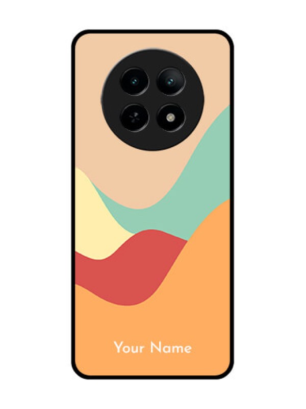 Custom Realme 13 5G Custom Metal Phone CaseOcean Waves Multi - Colour Design