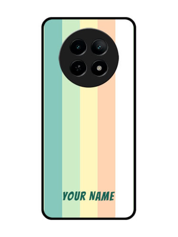 Custom Realme 13 5G Custom Metal Phone CaseMulti - Colour Stripes Design