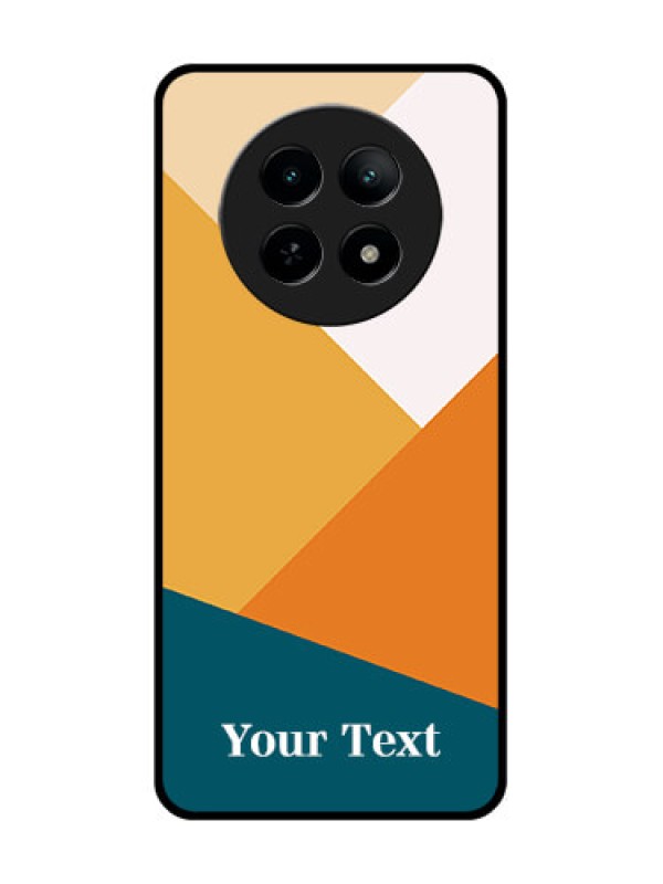 Custom Realme 13 5G Custom Metal Phone CaseStacked Multi - Colour Design