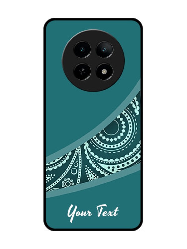 Custom Realme 13 5G Custom Metal Phone CaseSemi Visible Floral Design