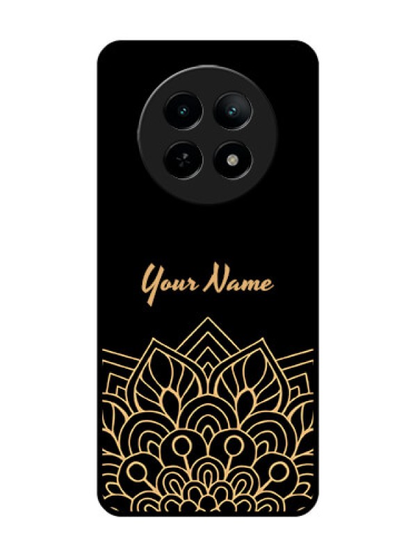 Custom Realme 13 5G Custom Metal Phone CaseGolden Mandala Design