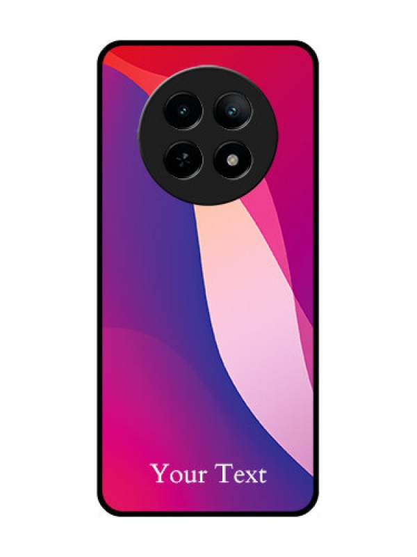 Custom Realme 13 5G Custom Metal Phone CaseDigital Abstract Overlap Design