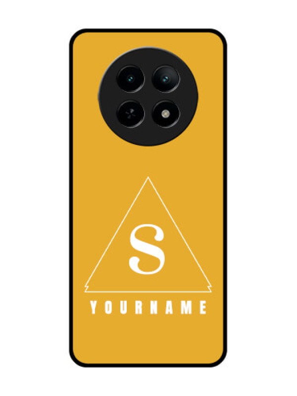 Custom Realme 13 5G Custom Metal Phone CaseSimple Triangle Design