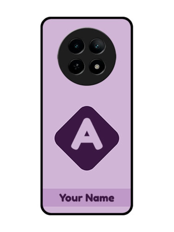 Custom Realme 13 5G Custom Metal Phone CaseCustom Letter In Curved Badge Design