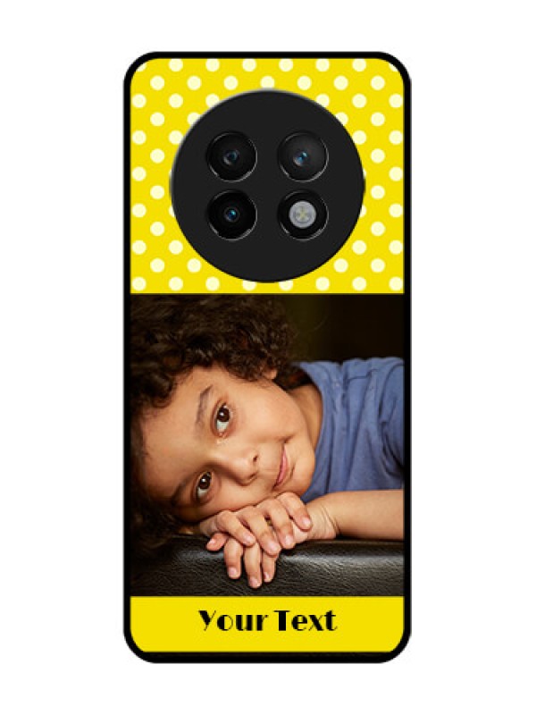 Custom Realme 13 Plus 5G Custom Metal Phone CaseBright Yellow Case Design