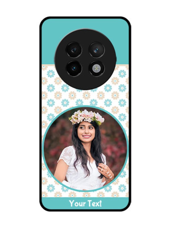 Custom Realme 13 Plus 5G Custom Metal Phone CaseBeautiful Flowers Design