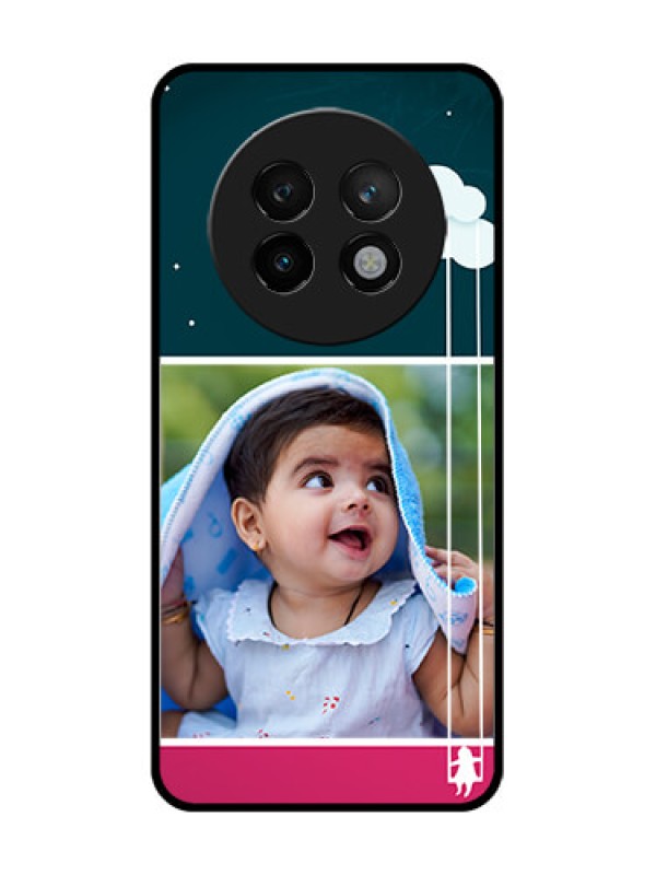 Custom Realme 13 Plus 5G Custom Metal Phone CaseCute Girl With Cloud Design