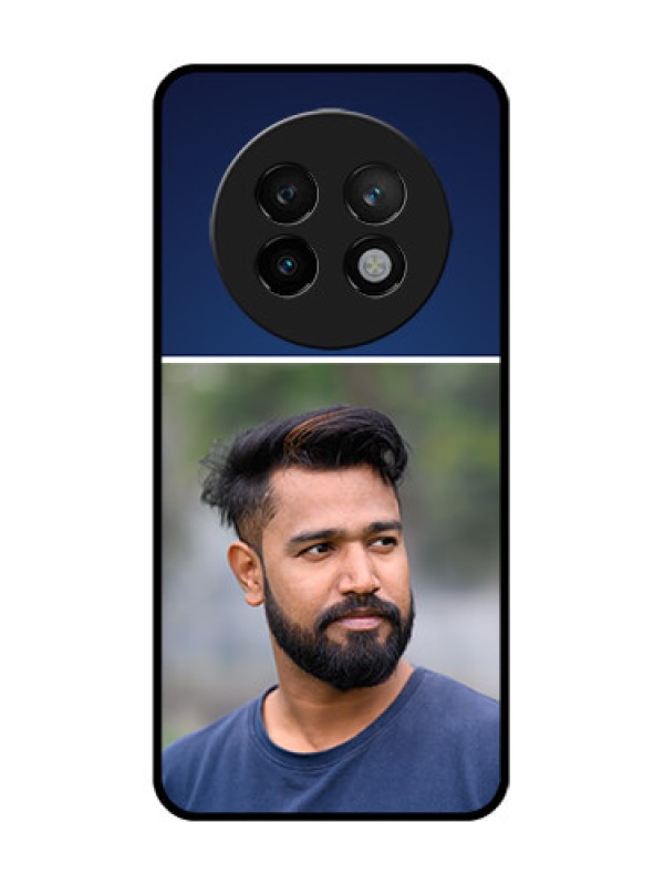 Custom Realme 13 Plus 5G Custom Metal Phone CaseSimple Royal Blue Design