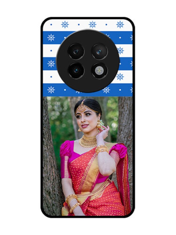 Custom Realme 13 Plus 5G Custom Metal Phone CaseSnow Pattern Design